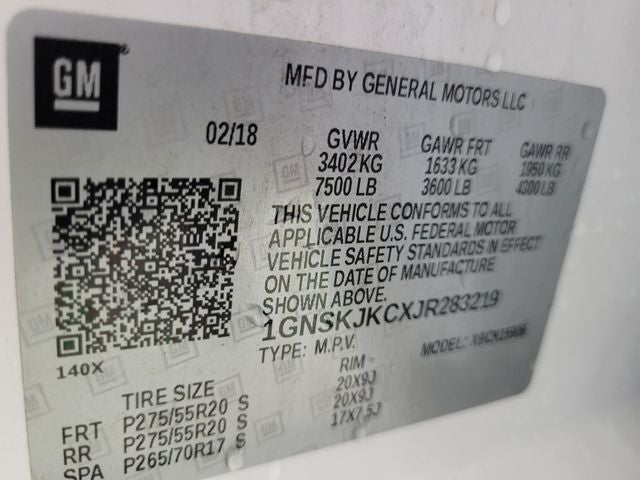 2018 Chevrolet Suburban Premier