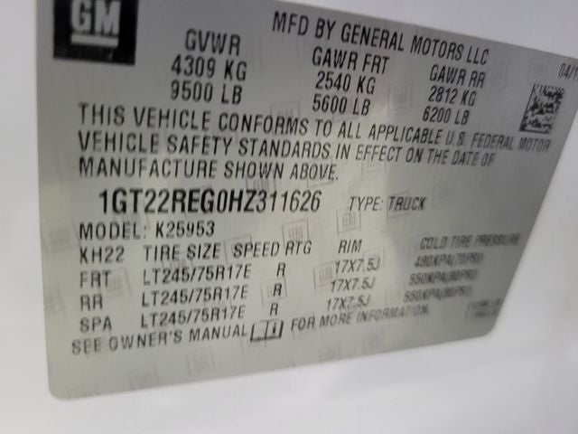 2017 GMC Sierra 2500HD Base