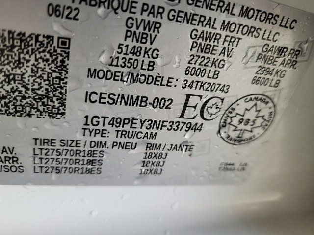 2022 GMC Sierra 2500HD AT4