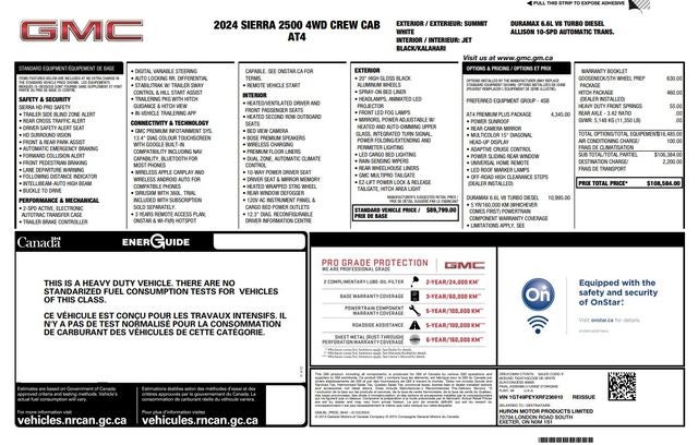 2024 GMC Sierra 2500HD AT4