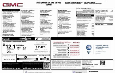 2022 GMC Canyon Denali