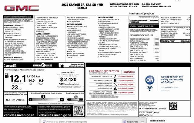 2022 GMC Canyon Denali