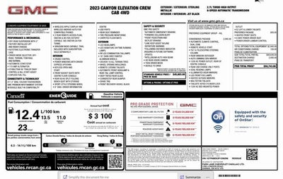 2023 GMC Canyon Elevation