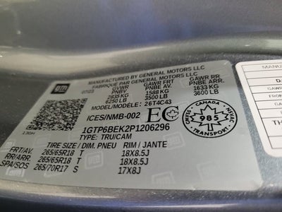 2023 GMC Canyon Elevation