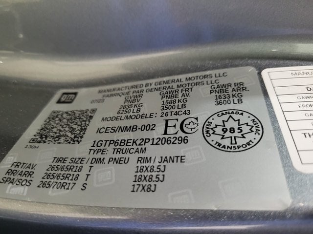 2023 GMC Canyon Elevation