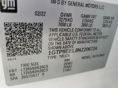 2022 GMC Sierra 1500 Limited AT4