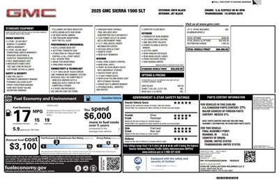 2025 GMC Sierra 1500 SLT