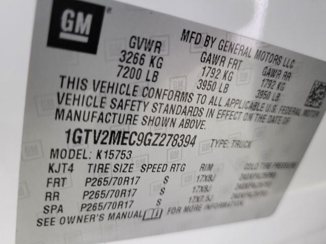 2016 GMC Sierra 1500 SLE