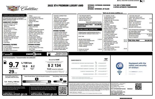 2022 Cadillac XT4 Premium Luxury