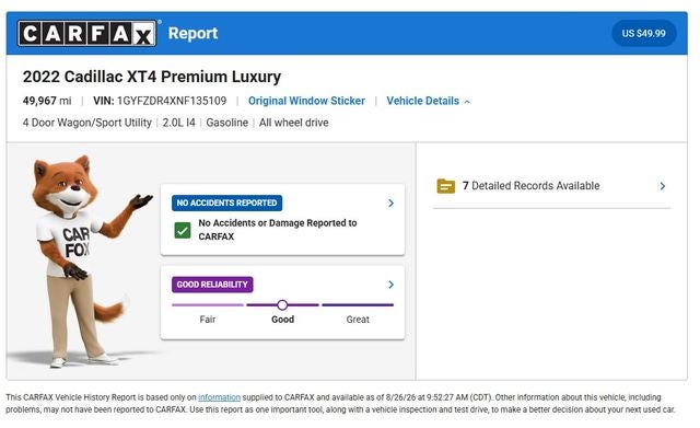 2022 Cadillac XT4 Premium Luxury
