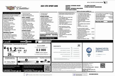 2021 Cadillac XT5 Sport