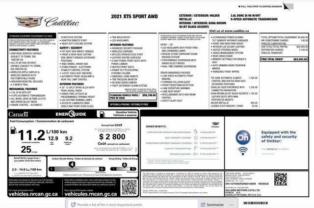 2021 Cadillac XT5 Sport