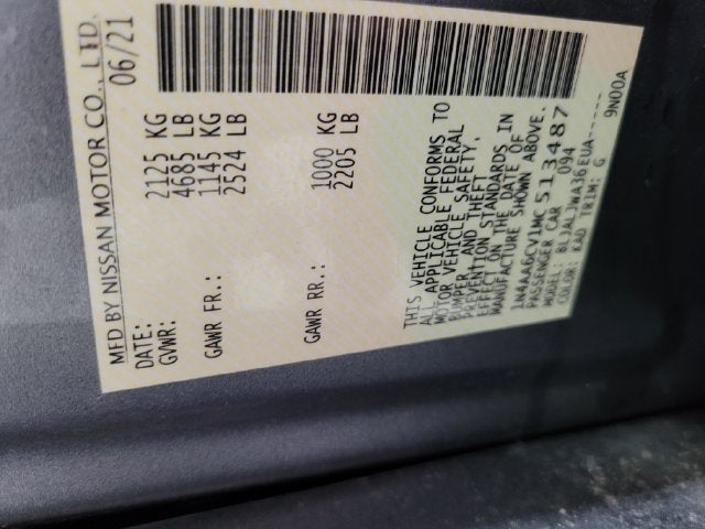2021 Nissan Maxima SV