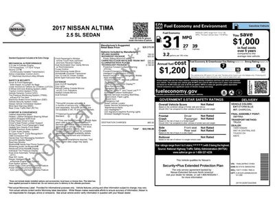 2017 Nissan Altima 2.5 SL