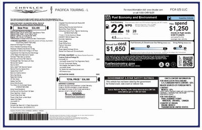 2017 Chrysler Pacifica Touring L