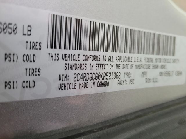 2019 Dodge Grand Caravan SXT