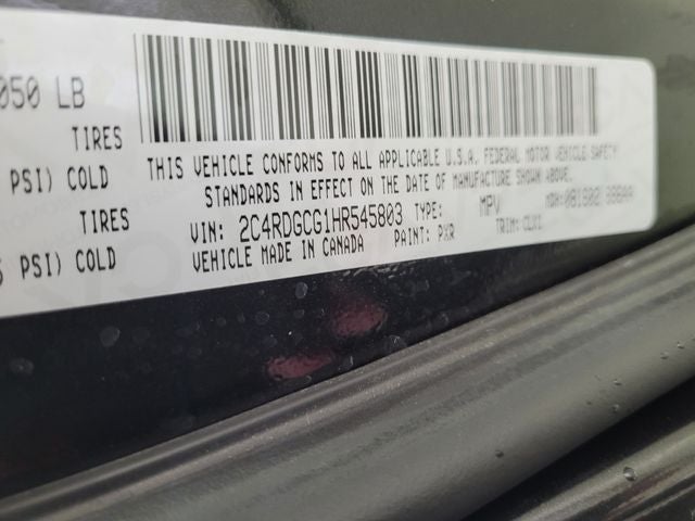2017 Dodge Grand Caravan SXT