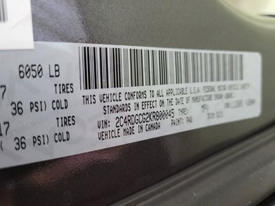 2019 Dodge Grand Caravan SXT