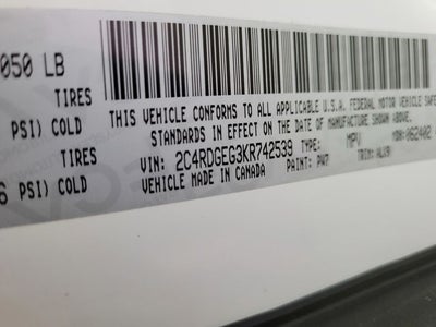 2019 Dodge Grand Caravan GT