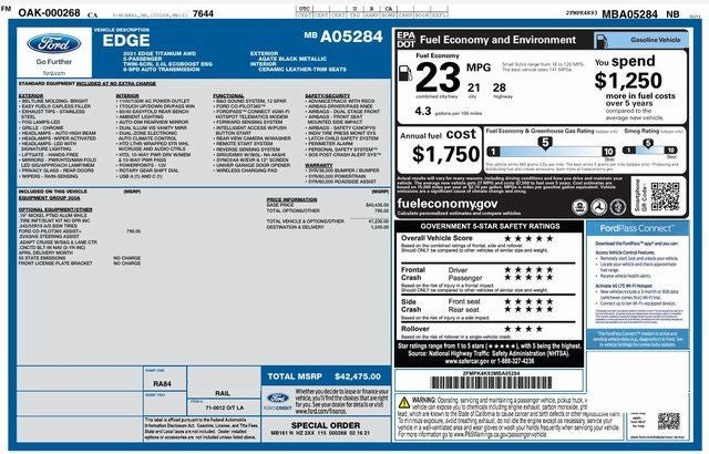 2021 Ford Edge Titanium