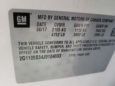 2018 Chevrolet Impala LT 1LT