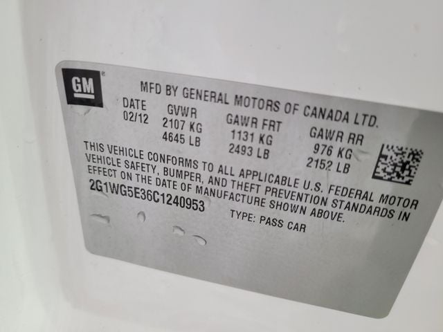 2012 Chevrolet Impala LT