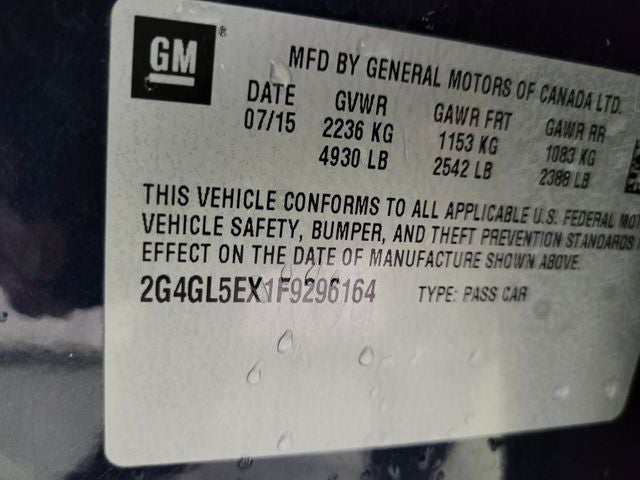 2015 Buick Regal Turbo