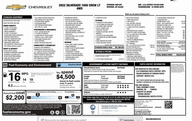 2022 Chevrolet Silverado 1500 LT LT1