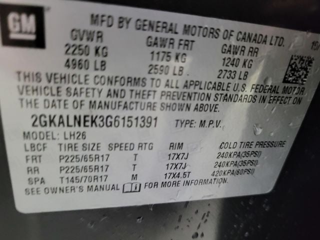 2016 GMC Terrain SLE-2