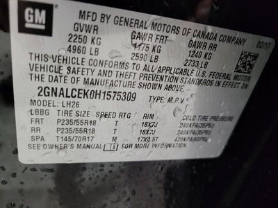 2017 Chevrolet Equinox LT