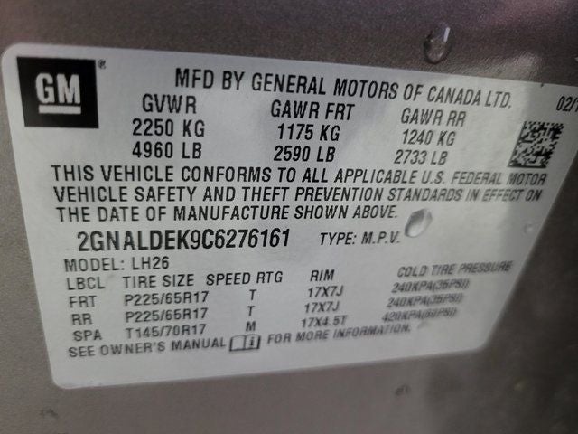 2012 Chevrolet Equinox LT 1LT