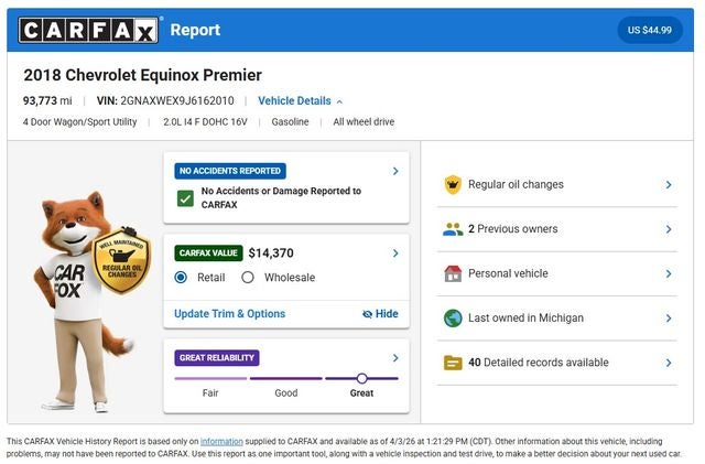 2018 Chevrolet Equinox Premier