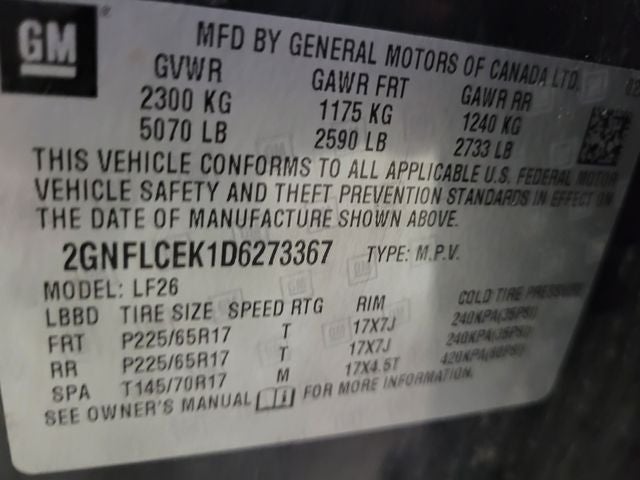2013 Chevrolet Equinox LS