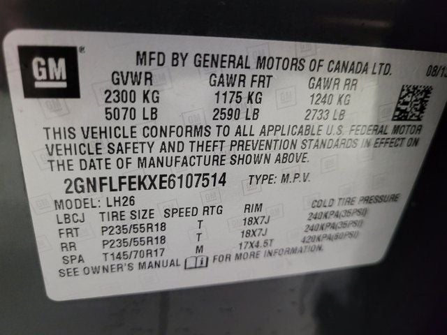 2014 Chevrolet Equinox LT 1LT