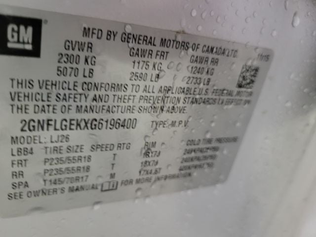 2016 Chevrolet Equinox LTZ