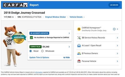 2018 Dodge Journey Crossroad