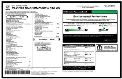 2021 RAM 2500 Tradesman