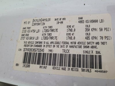 2005 Dodge Ram 2500 SLT