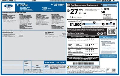 2020 Ford Fusion SE
