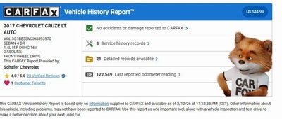 2017 Chevrolet Cruze LT