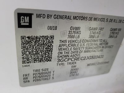 2018 Chevrolet Silverado 1500 LT LT1