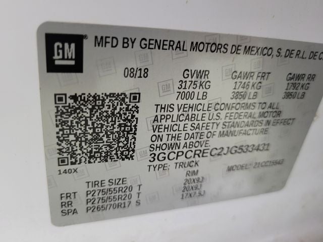 2018 Chevrolet Silverado 1500 LT LT1