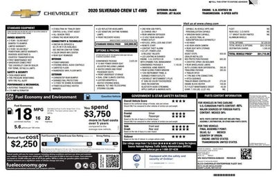 2020 Chevrolet Silverado 1500 LT