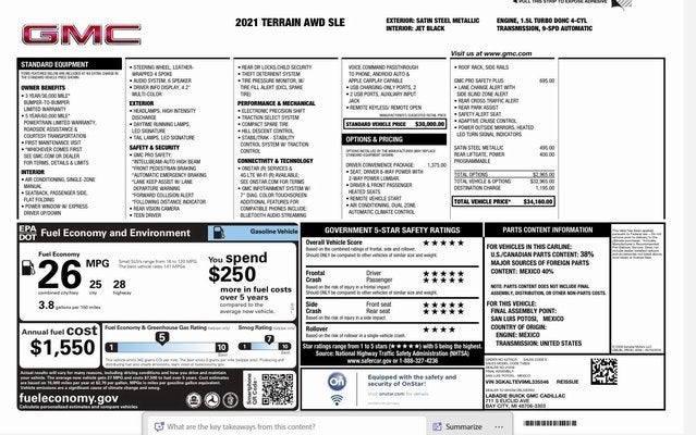 2021 GMC Terrain SLE