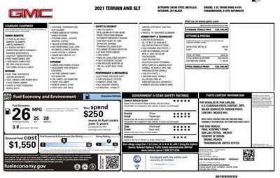 2021 GMC Terrain SLT