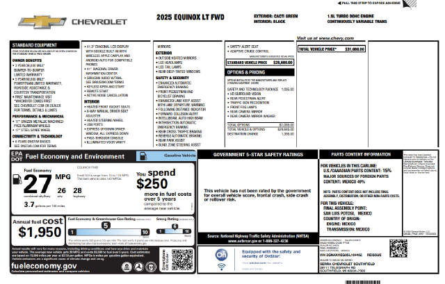 2025 Chevrolet Equinox LT