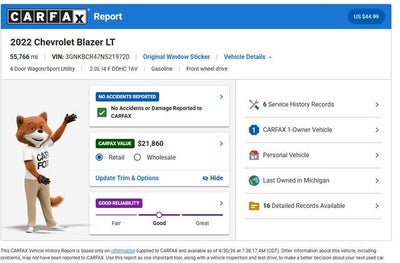 2022 Chevrolet Blazer LT