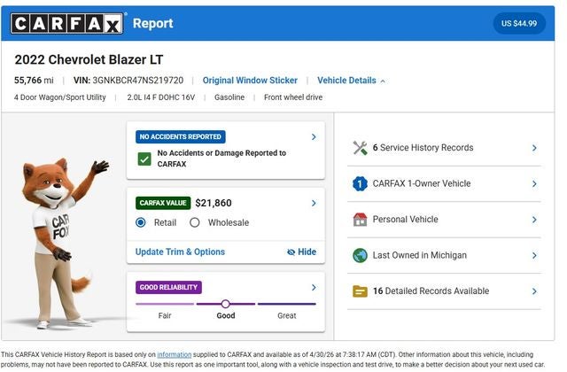2022 Chevrolet Blazer LT
