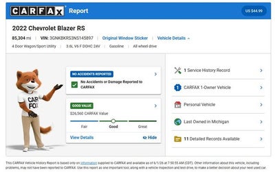 2022 Chevrolet Blazer RS
