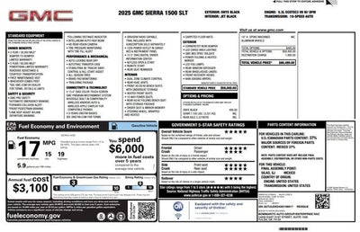 2025 GMC Sierra 1500 SLT
